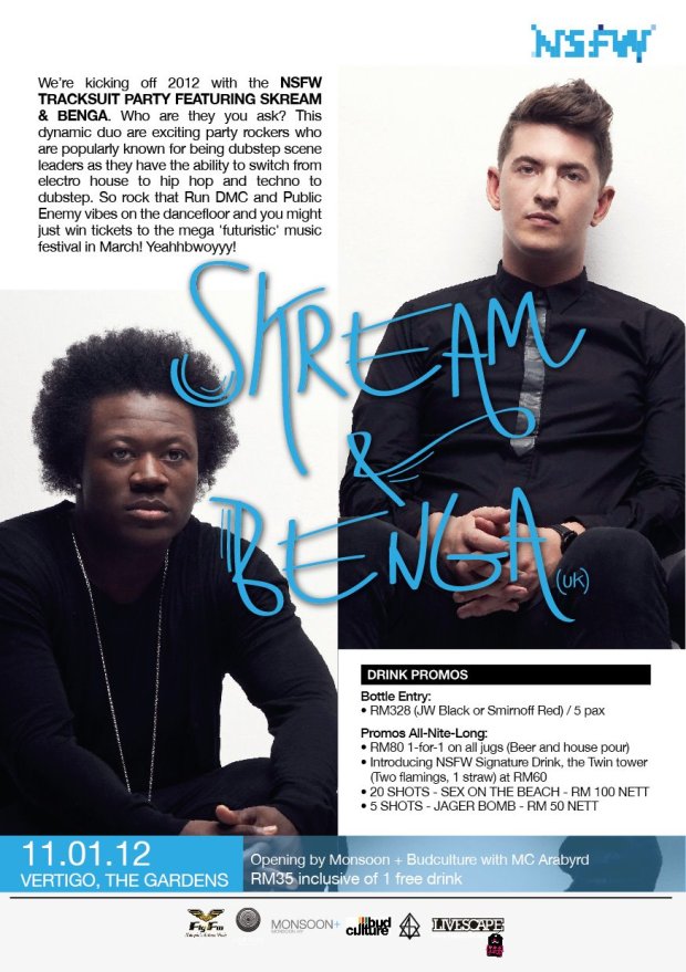 NSFW Tracksuit Party feat Skream & Benga
